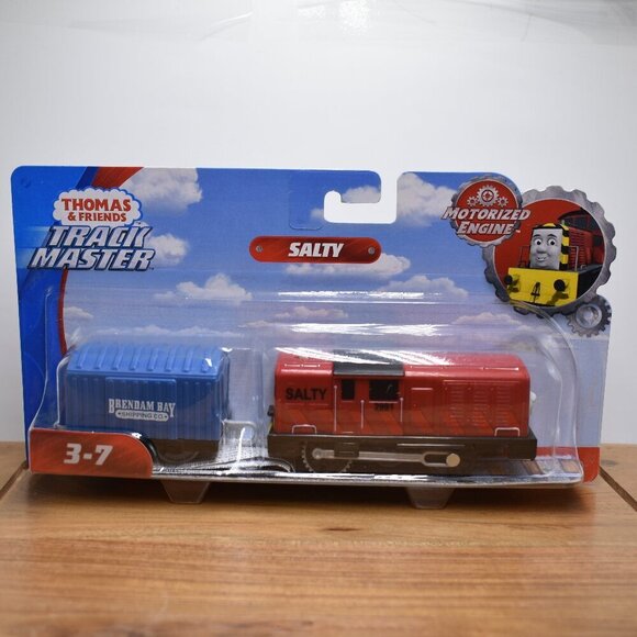 Salty w/ Tender Motorized Trackmaster Revolution Train Tank Engine Mattel New - Picture 1 of 12